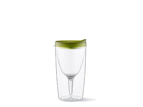 TraVino Spill Proof Wine Sippy Cup, Seafoam Green