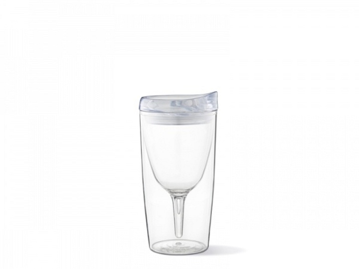 9 oz. VINO2GO® Stainless Wine Glass - Vino2Go